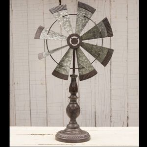 Rustic Windmill Pedestal